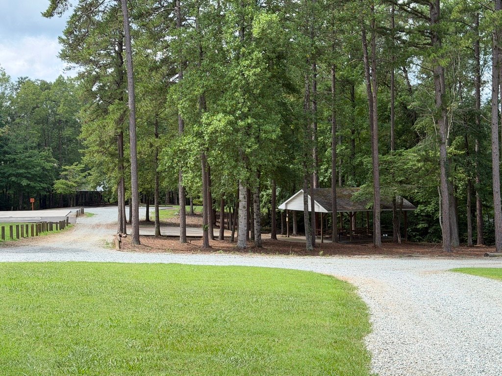 Wooded picnic and recreation area at Mayo Park
